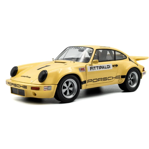 PORSCHE 911 CARRERA 3.0 RSR N.1 IROC RIVERSIDE 1973 E.FITTIPALDI 1:18 Solido Auto Competizione Modellino