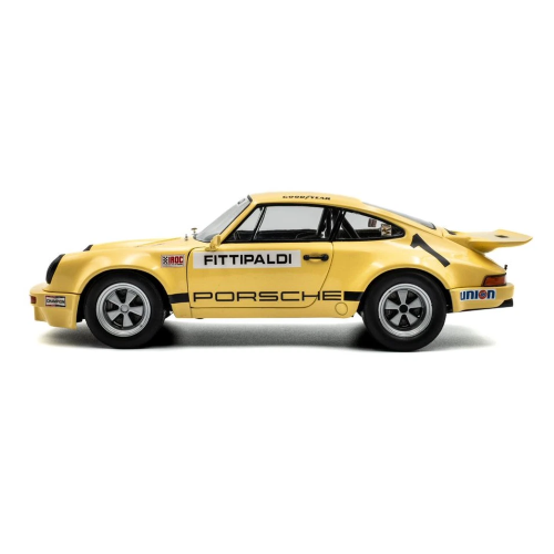PORSCHE 911 CARRERA 3.0 RSR N.1 IROC RIVERSIDE 1973 E.FITTIPALDI 1:18 Solido Auto Competizione Modellino