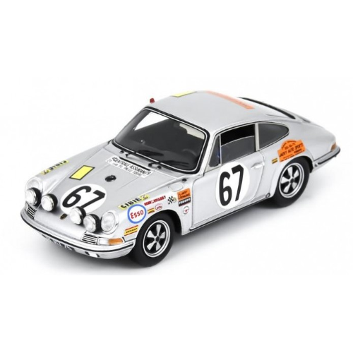 PORSCHE 911S N.67 24H LE MANS 1969 P.FARJION-J.DECHAUMEL 1:43 Spark Model Auto Competizione Modellino