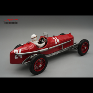 ALFA ROMEO P3 TIPO B N.24 MONZA GP 1932 T.NUVOLARI WITH DRIVER 1:18 Tecnomodel Formula 1 Modellino