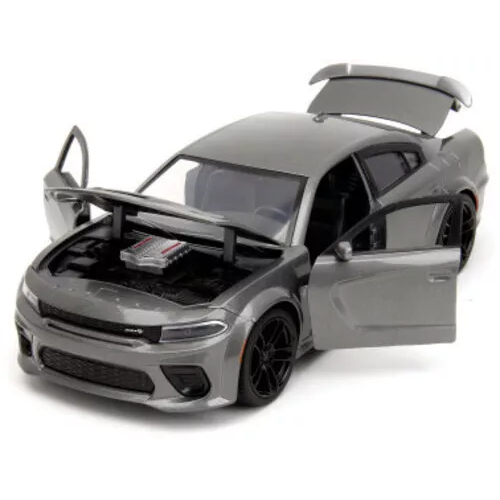 DODGE CHARGER 2021 FAST & FURIOUS FAST X DARK GREY 1:24 Jada Toys Movie Modellino