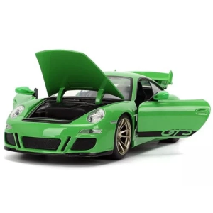 PORSCHE 2007 FAST & FURIOUS GREEN 1:24 Jada Toys Movie Modellino