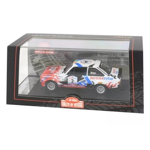 FORD ESCORT RS 1800 N.2 KILLARNEY HIST.RALLY 2019 C.BREEN-P.NAGLE 1:43 Vitesse Auto Rally Modellino