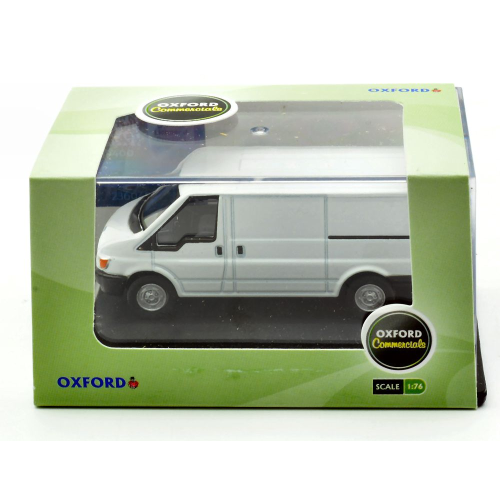 FORD TRANSIT MK4 1986 WHITE 1:76 Oxford Auto Stradali Modellino