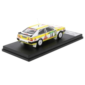 AUDI QUATTRO SPORT N.18 RALLY OF PORTUGAL 1987 STOHL-ROHRINGER 1:43 Trofeu Auto Rally Modellino