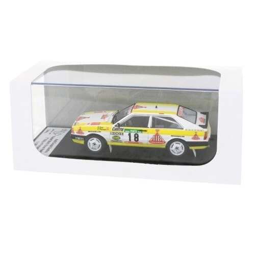 AUDI QUATTRO SPORT N.18 RALLY OF PORTUGAL 1987 STOHL-ROHRINGER 1:43 Trofeu Auto Rally Modellino