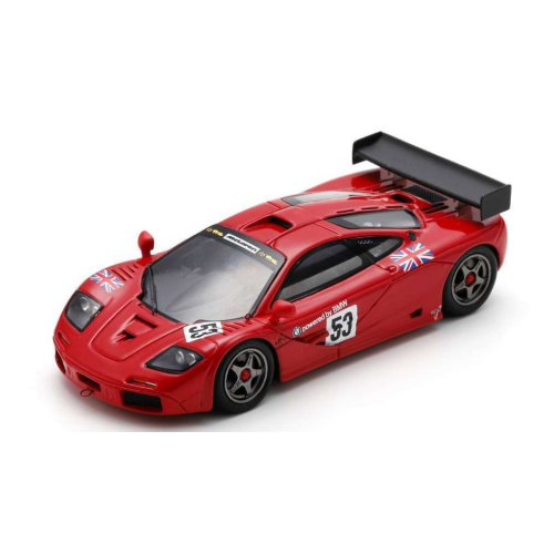 MC LAREN F1 GTR N.53 PRE-QUALIFICATIONS LE MANS 1996 BRABHAM-DELETRAZ-GIROIX 1:43 Spark Model Auto Competizione Modellino
