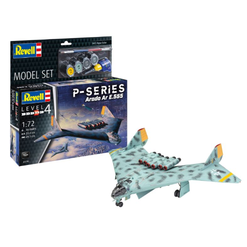 MODEL SET ARADO AR E.555 P-SERIES KIT 1:72 Revell Kit Aerei Modellino