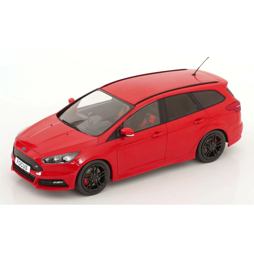 FORD FOCUS ST TURNIER 2014 RED 1:18 ModelCarGroup Auto Stradali Modellino
