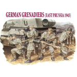 GERMAN GRENADIERS (EAST PRUSSIA 1945) KIT 1:35 Dragon Kit Figure Militari Modellino