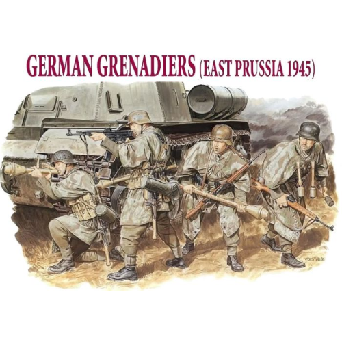 GERMAN GRENADIERS (EAST PRUSSIA 1945) KIT 1:35 Dragon Kit Figure Militari Modellino