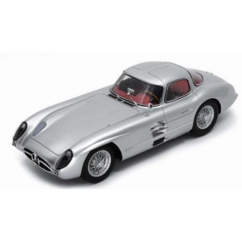 MERCEDES 300 SLR UHLENHAUT COUPE 1955 SILVER 1:12 Schuco Auto Stradali Modellino