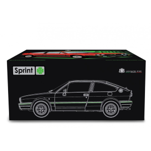 ALFA SPRINT 1.5 Q.V.1983 SILVER 1:18 Laudo Racing Auto Stradali Modellino