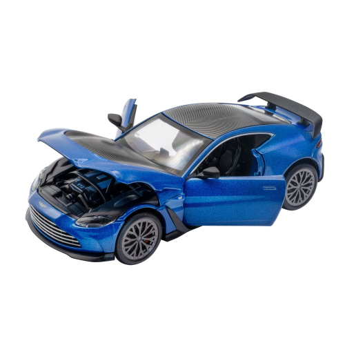 ASTON MARTIN V12 VANTAGE BLUE/BLACK 1:32 RE.EL.Toys Auto Stradali Modellino