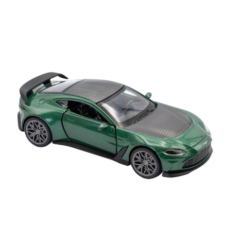 ASTON MARTIN V12 VANTAGE GREEN/BLACK 1:43 RE.EL.Toys Auto Stradali Modellino