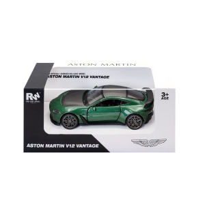ASTON MARTIN V12 VANTAGE GREEN/BLACK 1:43 RE.EL.Toys Auto Stradali Modellino
