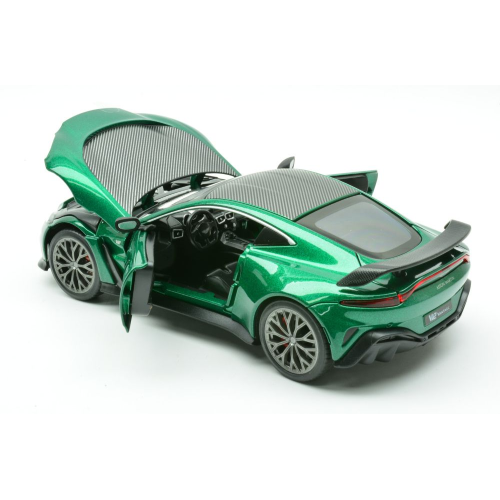 ASTON MARTIN V12 VANTAGE GREEN/CARBON 1:24 RE.EL.Toys Auto Stradali Modellino