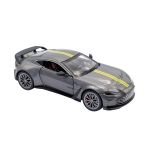ASTON MARTIN V12 VANTAGE GREY WITH YELLOW STRIPES 1:24 RE.EL.Toys Auto Stradali Modellino