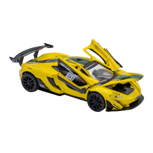 MC LAREN P1 GTR N.51 YELLOW/GREEN 1:24 RE.EL.Toys Auto Competizione Modellino
