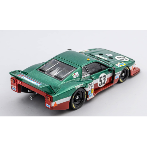 LANCIA BETA MONTECARLO TURBO N.53 24H LE MANS 1980 FACETTI-FINOTTO 1:43 Best Model Auto Competizione Modellino