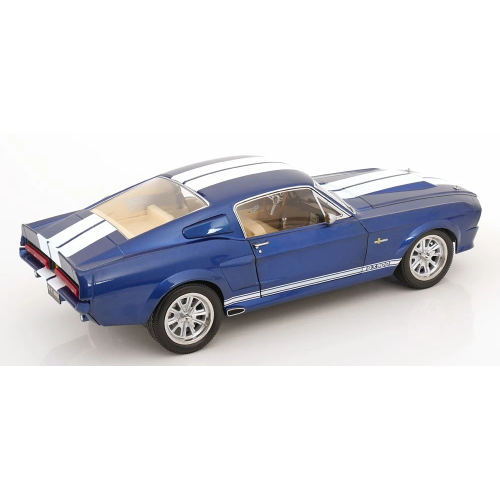 FORD MUSTANG SHELBY GT500 1967 BLUE/WHITE 1:12 KK Scale Auto Stradali Modellino