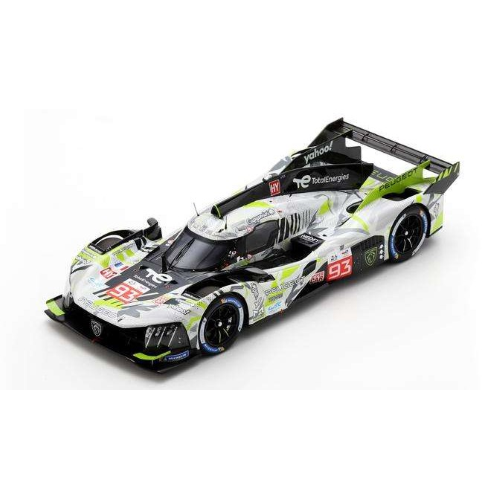 PEUGEOT 9X8 N.93 24H LE MANS 2024 VERGNE-JENSEN-MULLER 1:18 Spark Model Auto Competizione Modellino