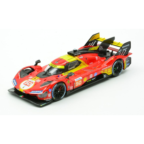 FERRARI 499P N.50 WINNER LE MANS 2024 FUOCO-NIELSEN-MOLINA 1:43 Burago Auto Competizione Modellino