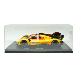 FERRARI 499P N.83 LE MANS 2024 KUBICA-YIFEI-SCARCMAN WITH ACRYLIC BOX 1:18 Burago Auto Competizione Modellino