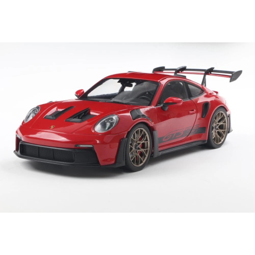 PORSCHE 911 992 GT3 RS COUPE 2024 RED 1:18 Solido Auto Stradali Modellino