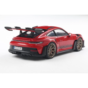 PORSCHE 911 992 GT3 RS COUPE 2024 RED 1:18 Solido Auto Stradali Modellino