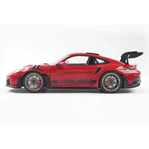 PORSCHE 911 992 GT3 RS COUPE 2024 RED 1:18 Solido Auto Stradali Modellino