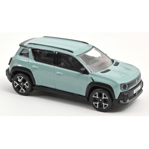 RENAULT 4 E-TECH ELECTRIC 2025 GREEN HAUTS-DE-FRANCE 1:64 Norev Auto Stradali Modellino