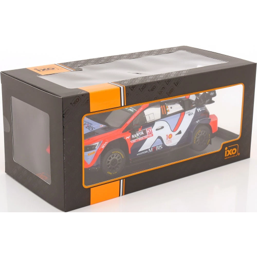 HYUNDAI I20 N WRC N.11 SAFARI RALLY KENYA 2024 NEUVILLE-WYDAEGHE 1:18 Ixo Model Auto Rally Modellino