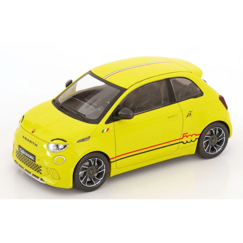 FIAT 500E ABARTH 2024 YELLOW 1:18 ModelCarGroup Auto Stradali Modellino