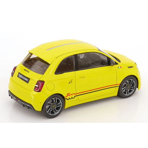 FIAT 500E ABARTH 2024 YELLOW 1:18 ModelCarGroup Auto Stradali Modellino