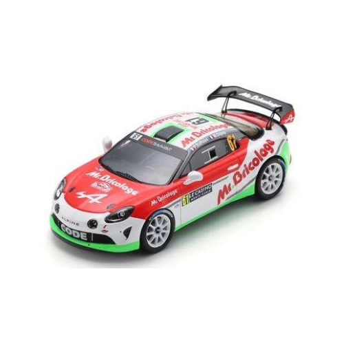 ALPINE A110 N.61 1ST RGT RALLY MONTE CARLO 2024 BAFFOUN-DUPUY 1:43 Spark Model Auto Rally Modellino