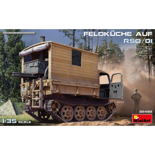 FELDKUCHE AUF RSO/01 KIT 1:35 Miniart Kit Mezzi Militari Modellino