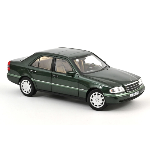 MERCEDES C-CLASS 1993 MALACHIT GREEN 1:18 Norev Auto Stradali Modellino