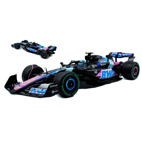 ALPINE A524 N.10 BRAZILIAN GP 2024 P.GASLY 1:18 Solido Formula 1 Modellino