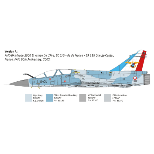 MIRAGE 2000 D KIT 1:72 Italeri Kit Aerei Modellino