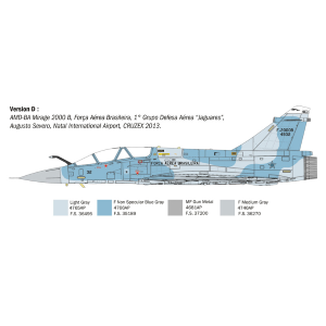 MIRAGE 2000 D KIT 1:72 Italeri Kit Aerei Modellino