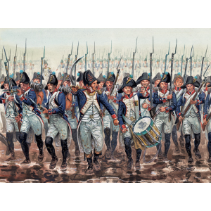FRENCH INFANTRY 1800-1805 KIT 1:72 Italeri Kit Figure Militari Modellino