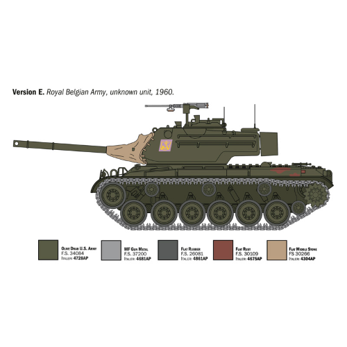 M47 PATTON KIT 1:35 Italeri Kit Mezzi Militari Modellino