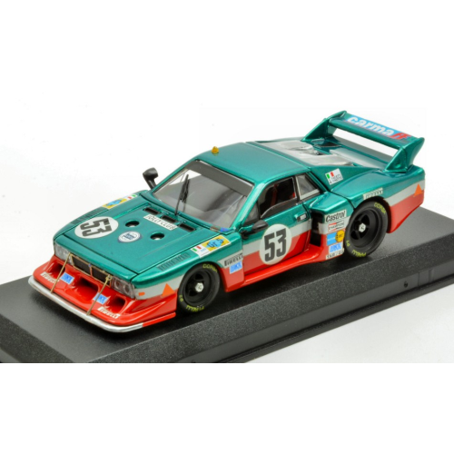 LANCIA BETA MONTECARLO TURBO N.53 24H LE MANS 1980 FACETTI-FINOTTO 1:43 Best Model Auto Competizione Modellino