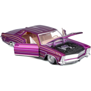 BUICK RIVIERA 1965 VIOLET 1:26 Maisto Auto Stradali Modellino
