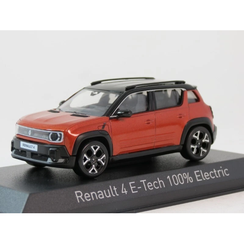RENAULT 4 E-TECH ELECTRIC 2025 TERRACOTTA BROWN 1:43 Norev Auto Stradali Modellino