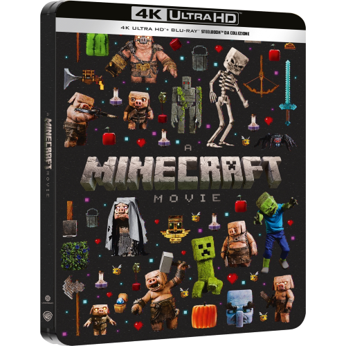 FILM MINECRAFT (UN) STEELBOOK 1 'COLLECTORS' (4K ULTRA HD + BLU-RAY)