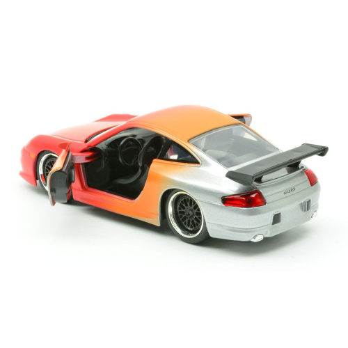PORSCHE 911 GT3 "PINK SLIPS" RED/SILVER 1:32 Jada Toys Movie Modellino
