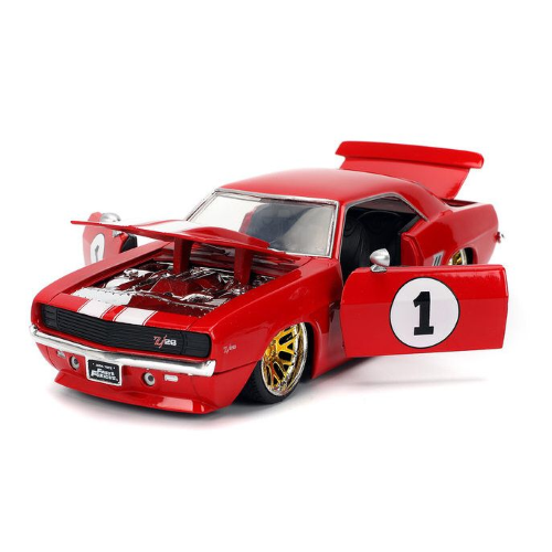 CHEVROLET CAMARO N.1 FAST & FURIOUS RED/WHITE 1:24 Jada Toys Movie Modellino