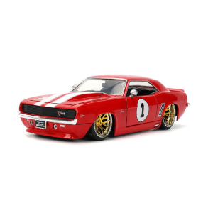 CHEVROLET CAMARO N.1 FAST & FURIOUS RED/WHITE 1:24 Jada Toys Movie Modellino
